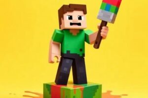 BTS Minecraft Coloring Time - HTML5 Game Thumbnail