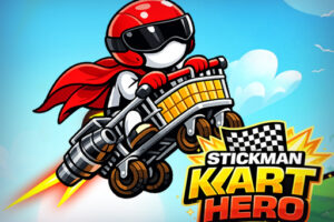 Stickman Kart Hero - HTML5 Game Thumbnail